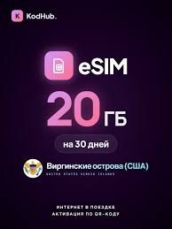 eSIM США — 20 ГБ / 30 дней